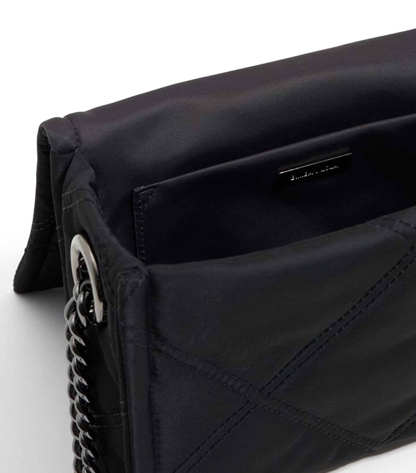 Nylon Crossbody Bag Black