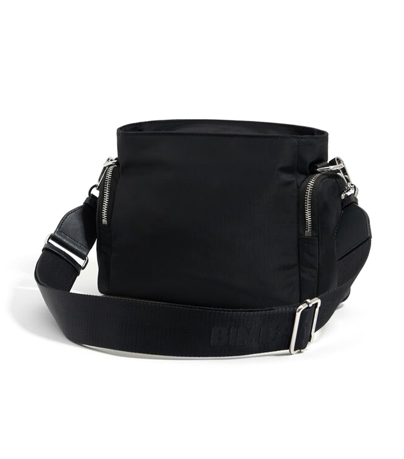 Medium Nylon Crossbody Bag Black