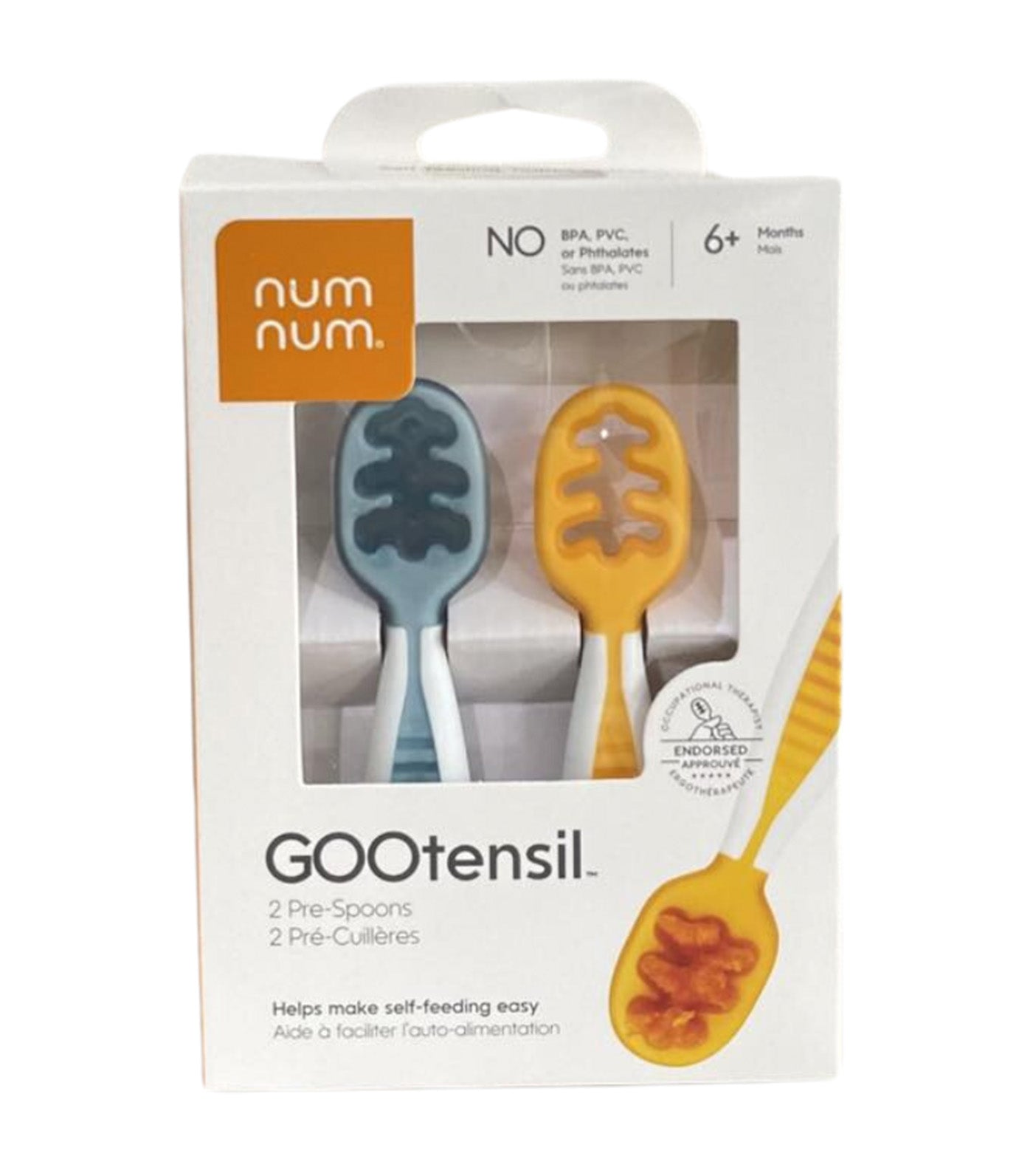 Pre-Spoon GOOtensils - Blue and Orange