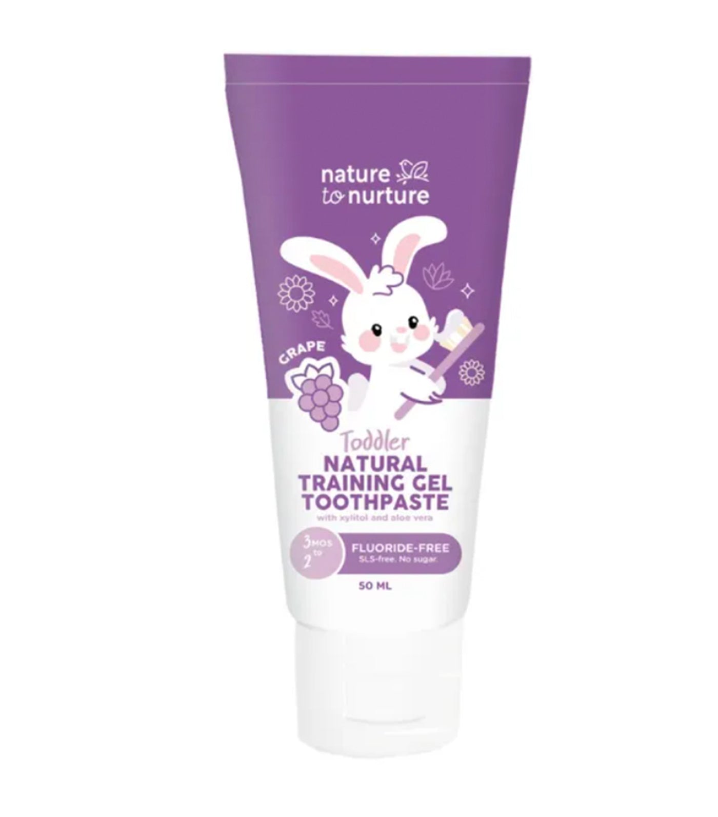 Toddler Training Gel Toothpaste 3 Months To 2 Years Old (Grape)