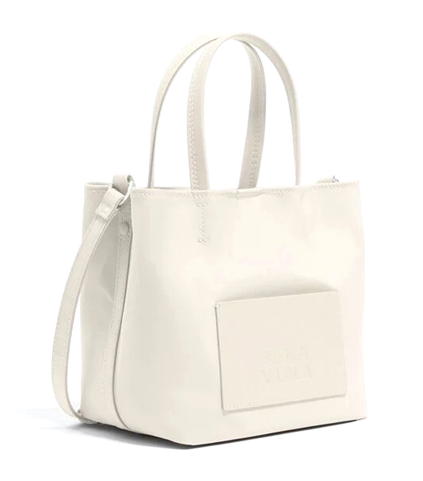 Small Nylon Chihuahua Bag Stone White