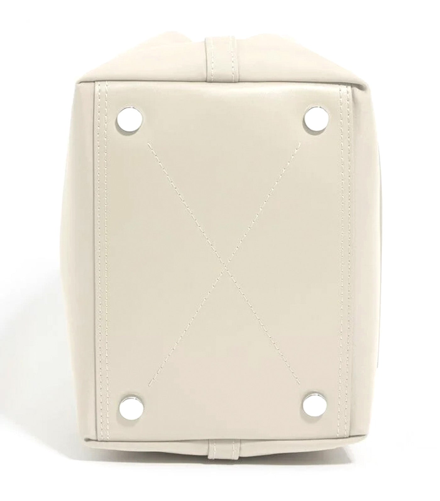 Small Nylon Chihuahua Bag Stone White