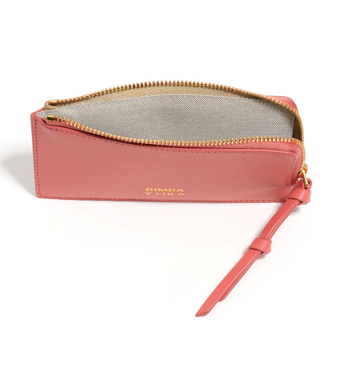 Bimba Y Lola Leather Purse Bubblegum Pink