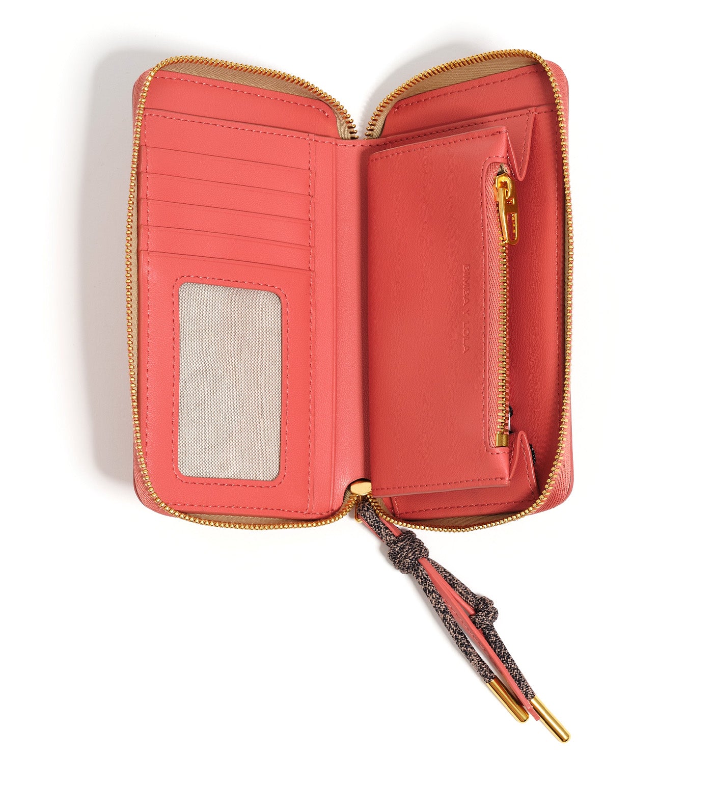 Bimba Y Lola Leather Wallet Bubblegum Pink