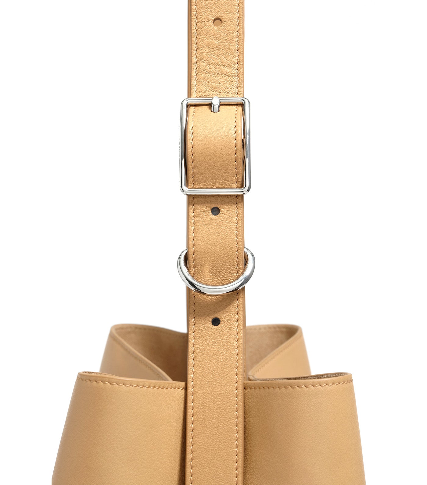 Bimba Y Lola Large Leather Carlino Bag Desert