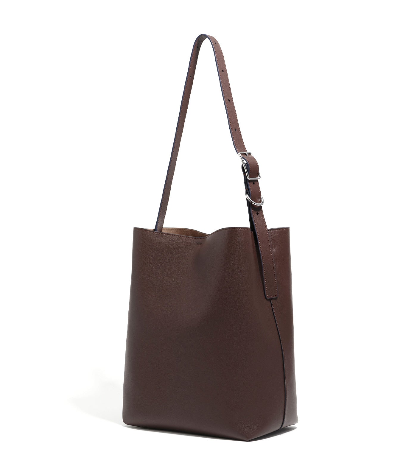 Bimba Y Lola Large Leather Carlino Bag Chocolate