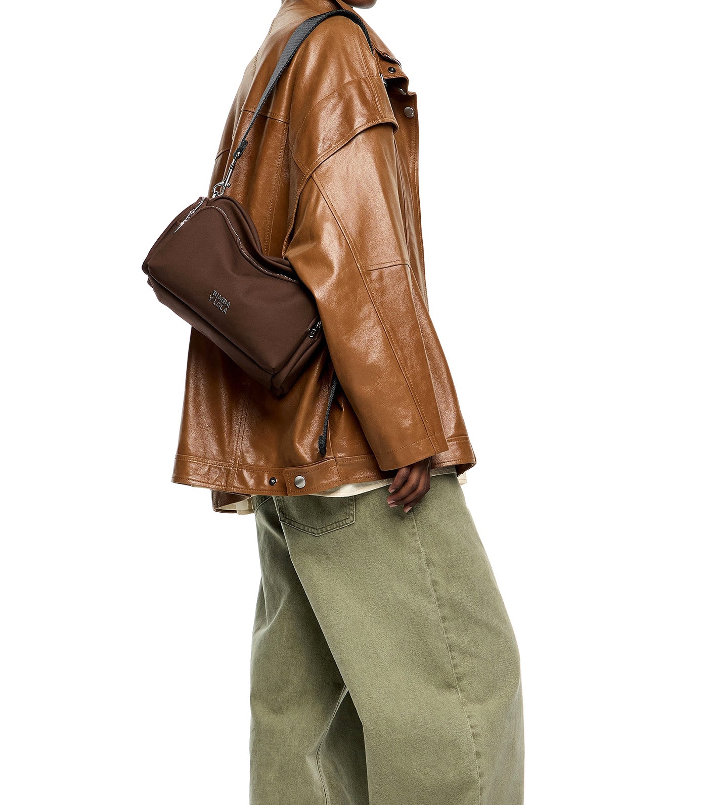 Medium Nylon Pocket Crossbody Bag