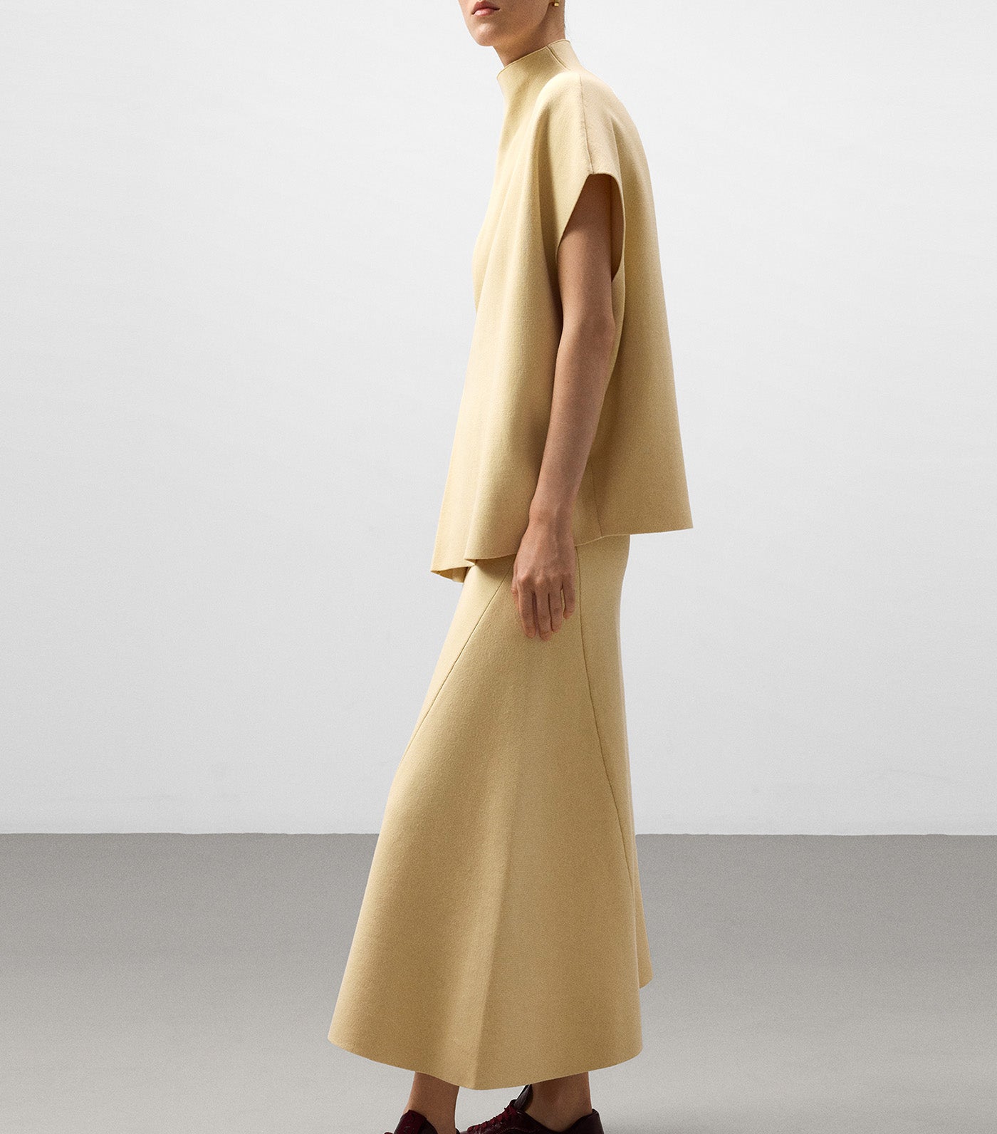 Double-Knit Vest Cream