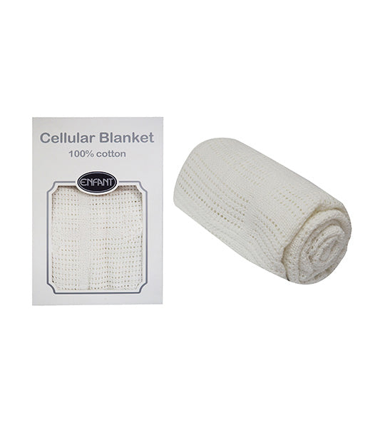 Cellular Blanket White