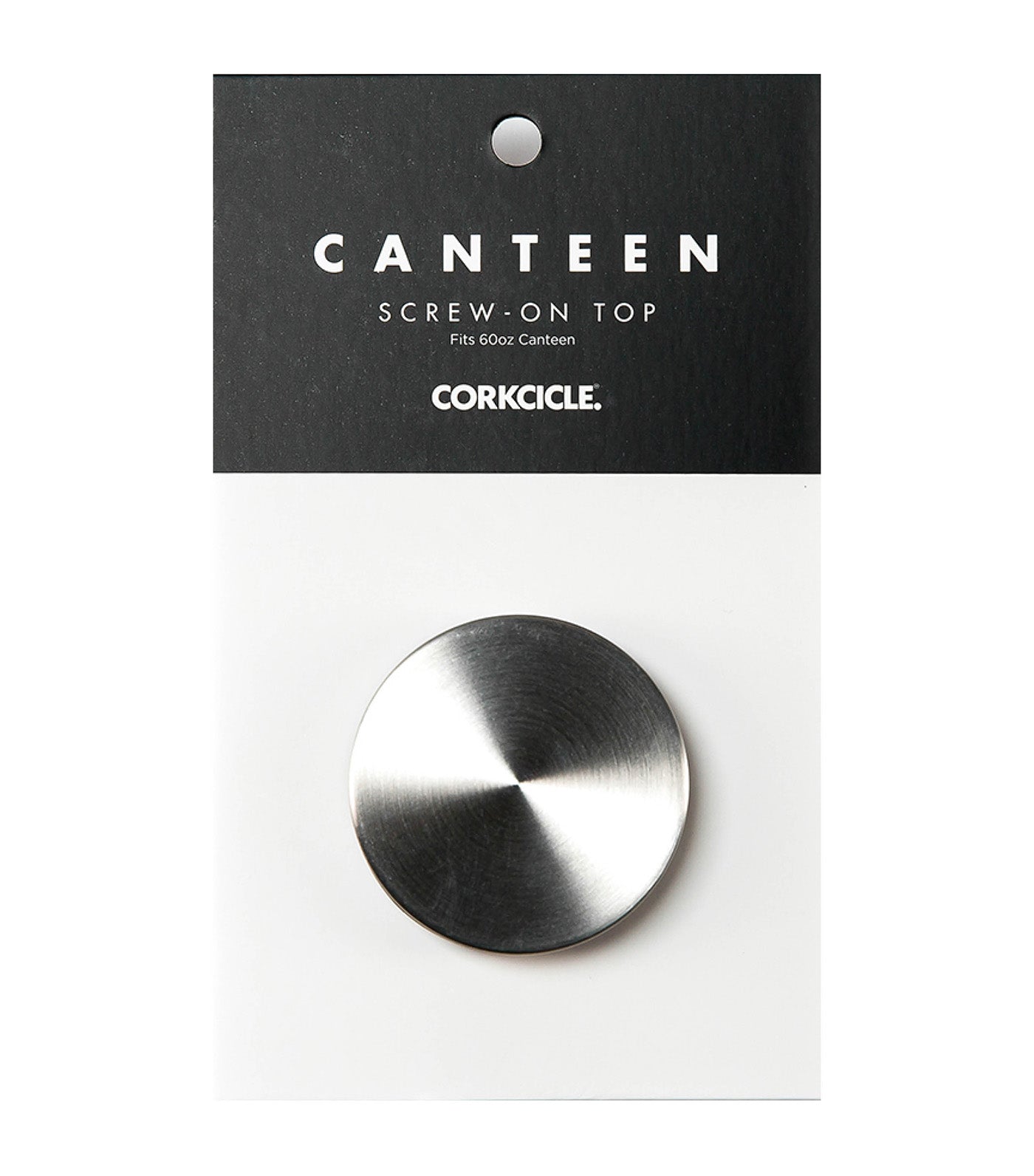 Canteen Cap for 9oz, 16oz, and 25oz Silver