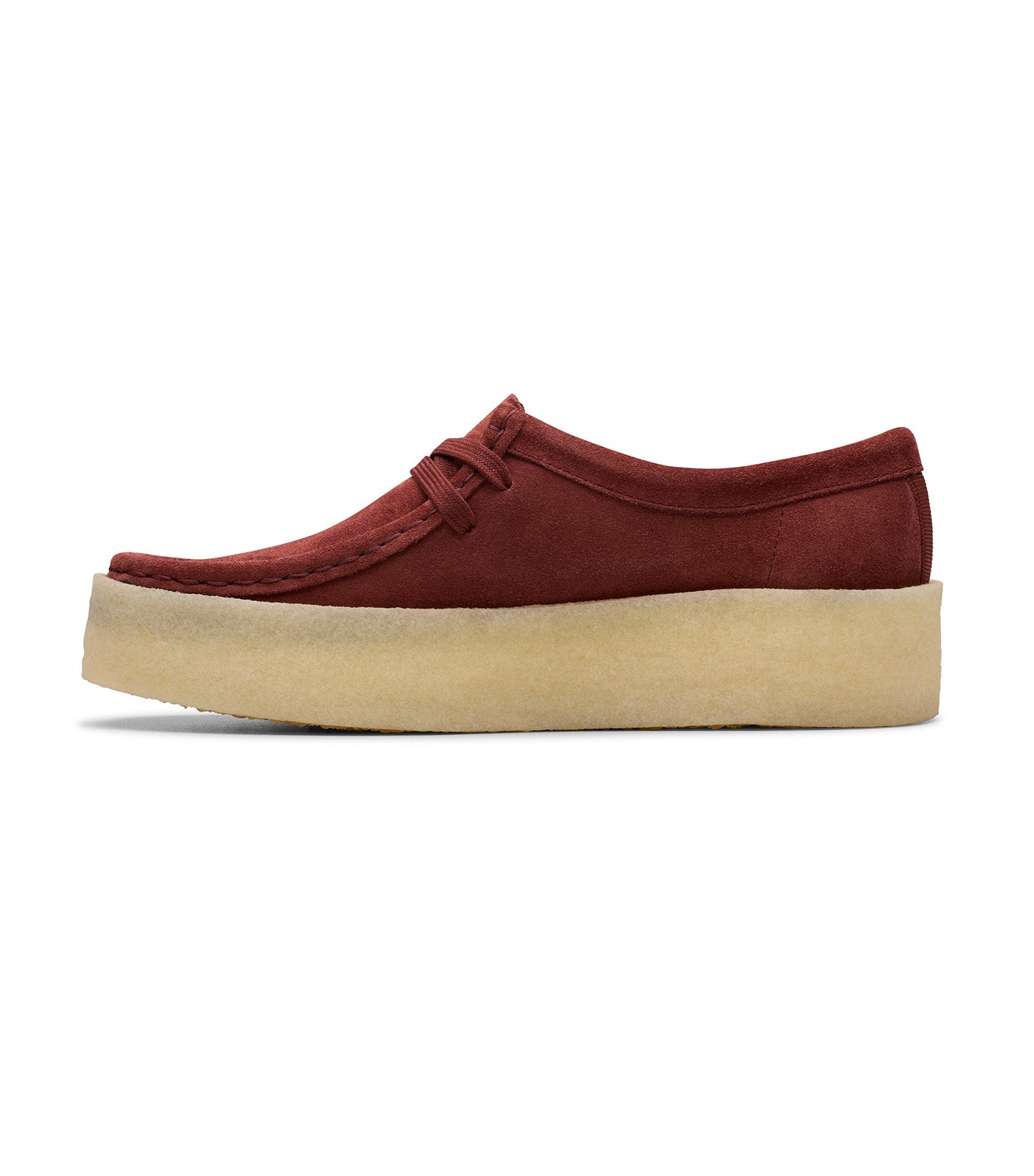 Wallabee Cup Deep Red Suede