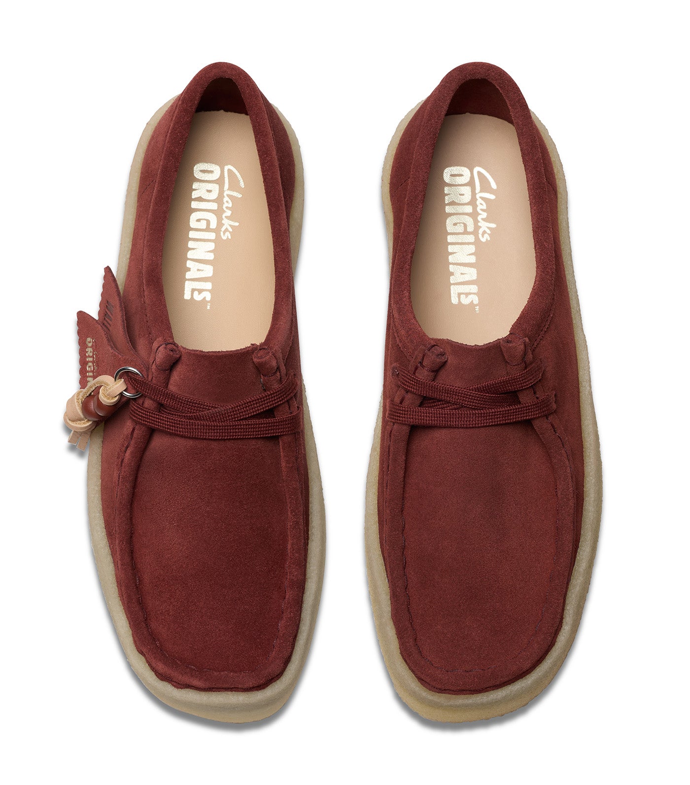 Wallabee Cup Deep Red Suede