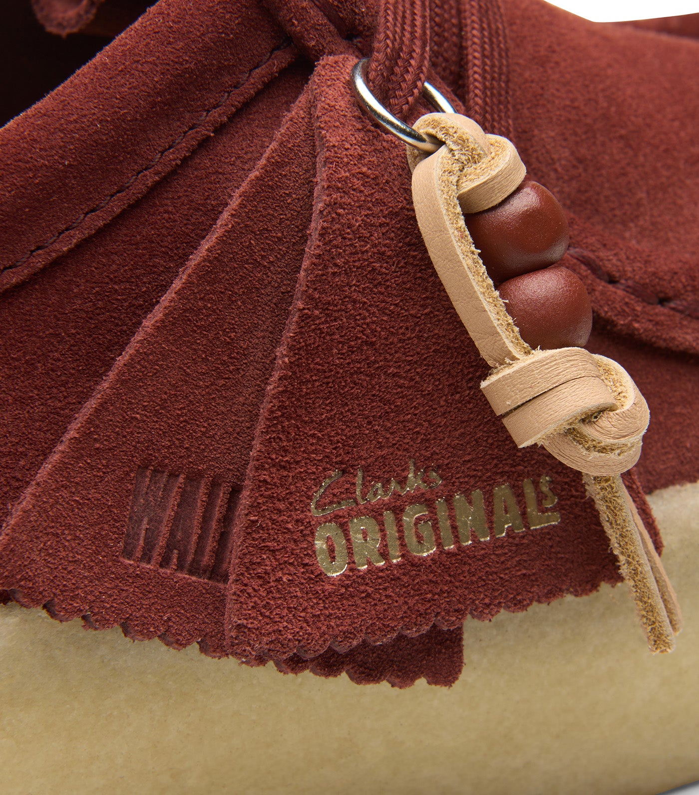 Wallabee Cup Deep Red Suede