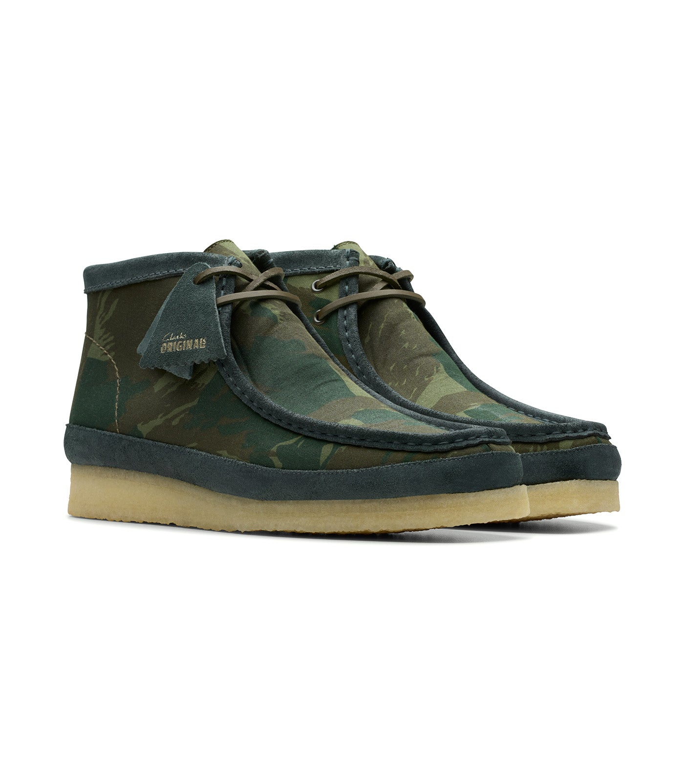 Wallabee Boot Green Camouflage