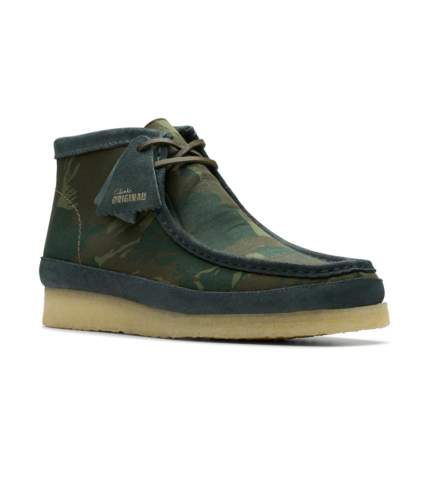 Wallabee Boot Green Camouflage
