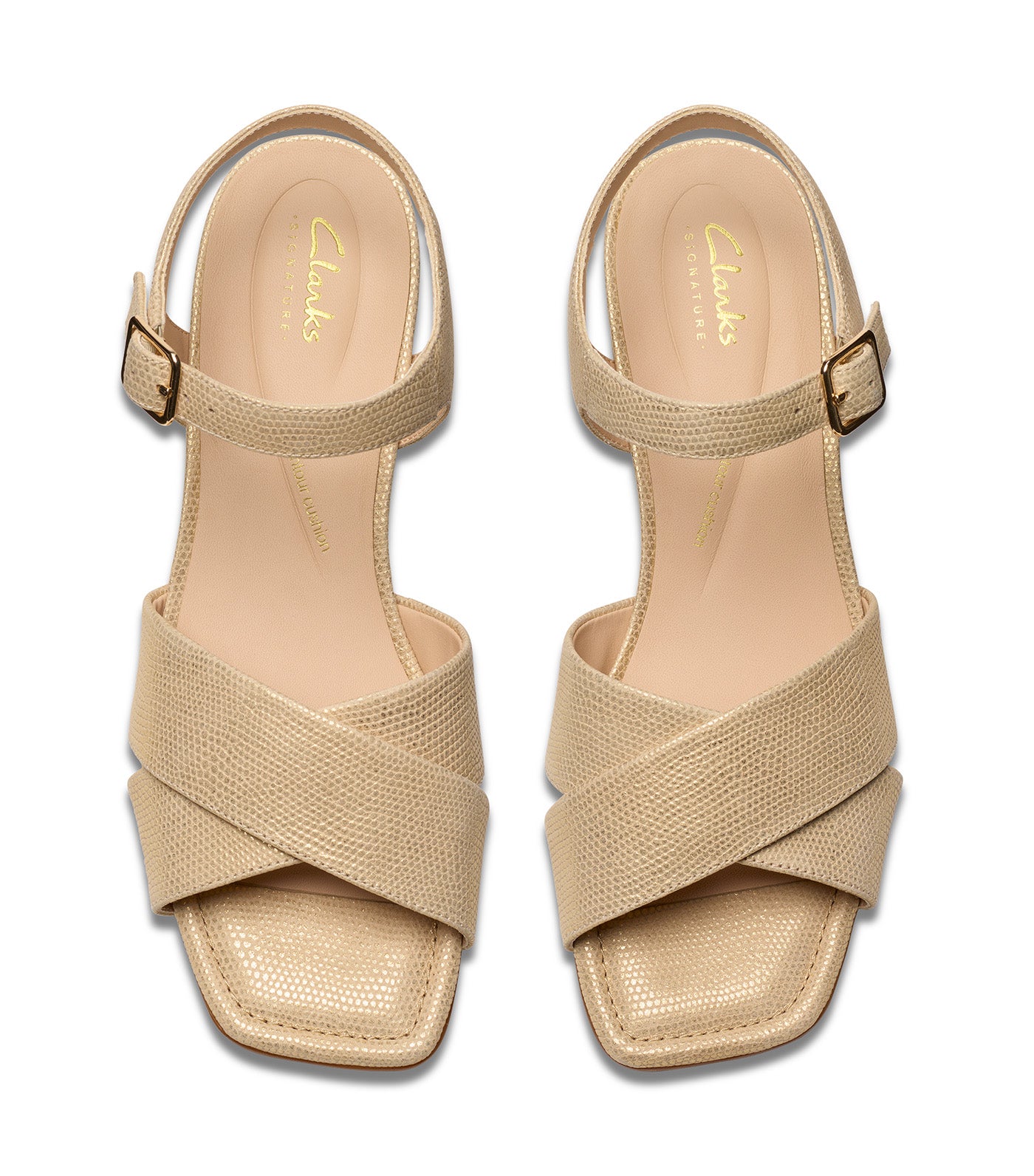 Serina35 Cross Gold Leather