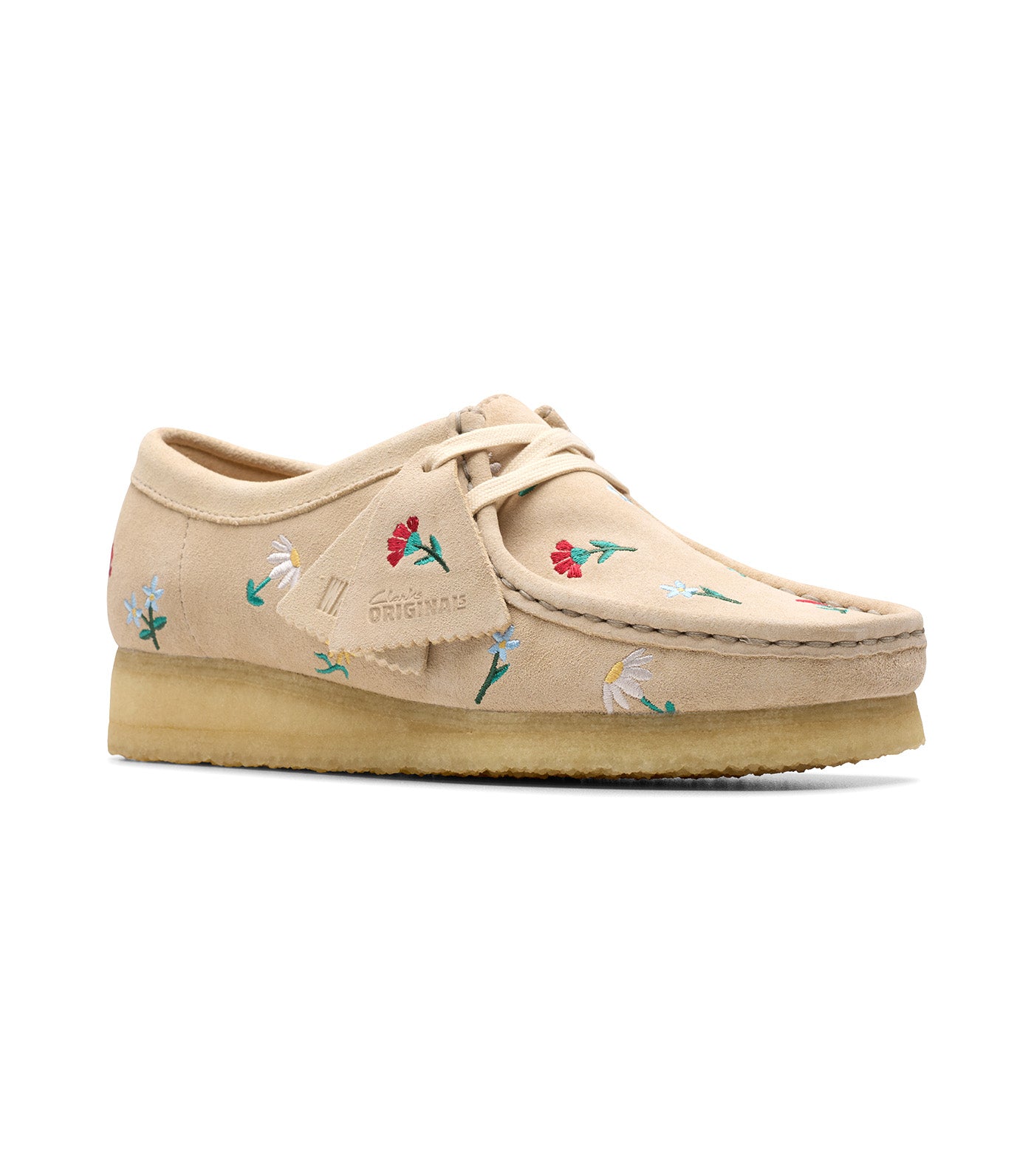 Wallabee Taupe Embroidery
