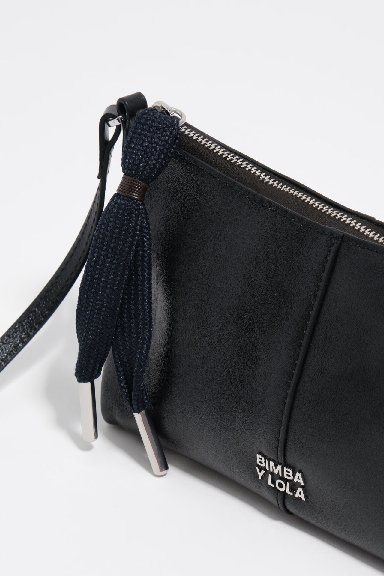 Leather Mini Crossbody Bag Black