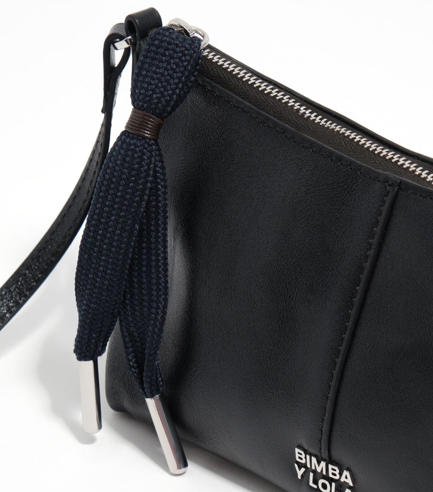 Leather Mini Crossbody Bag Black