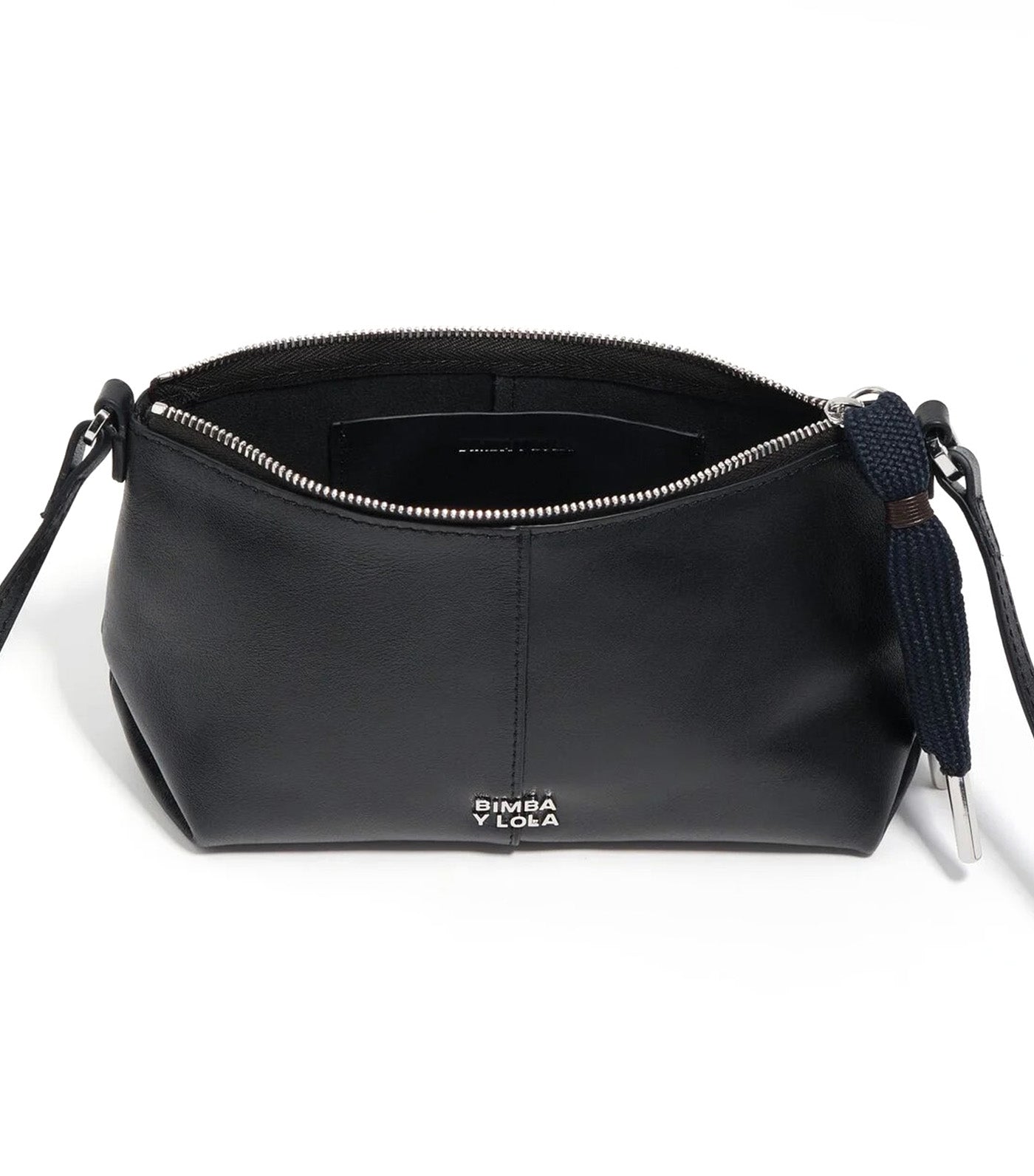 Leather Mini Crossbody Bag Black