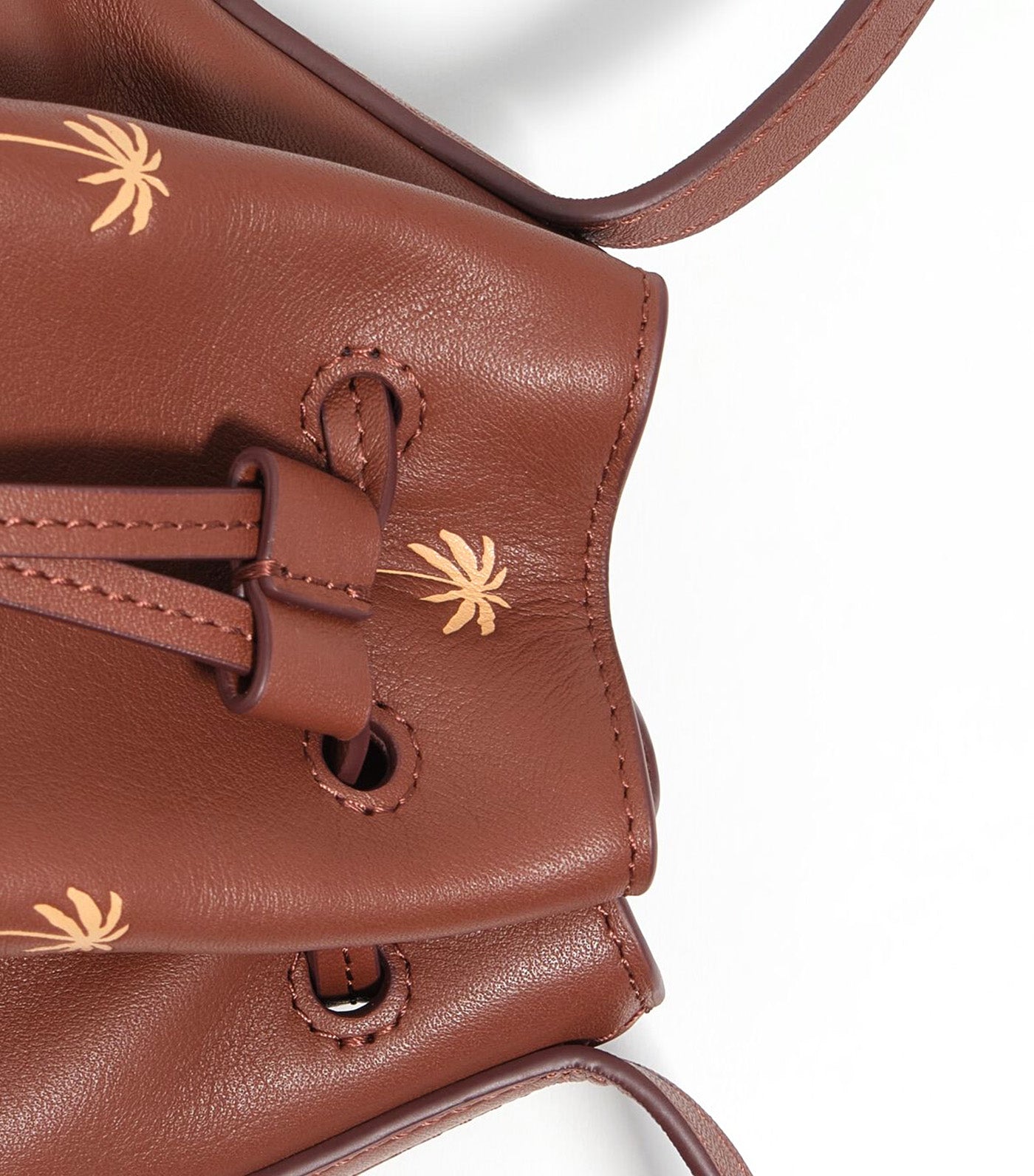 Palms Leather Carlino Bucket Bag