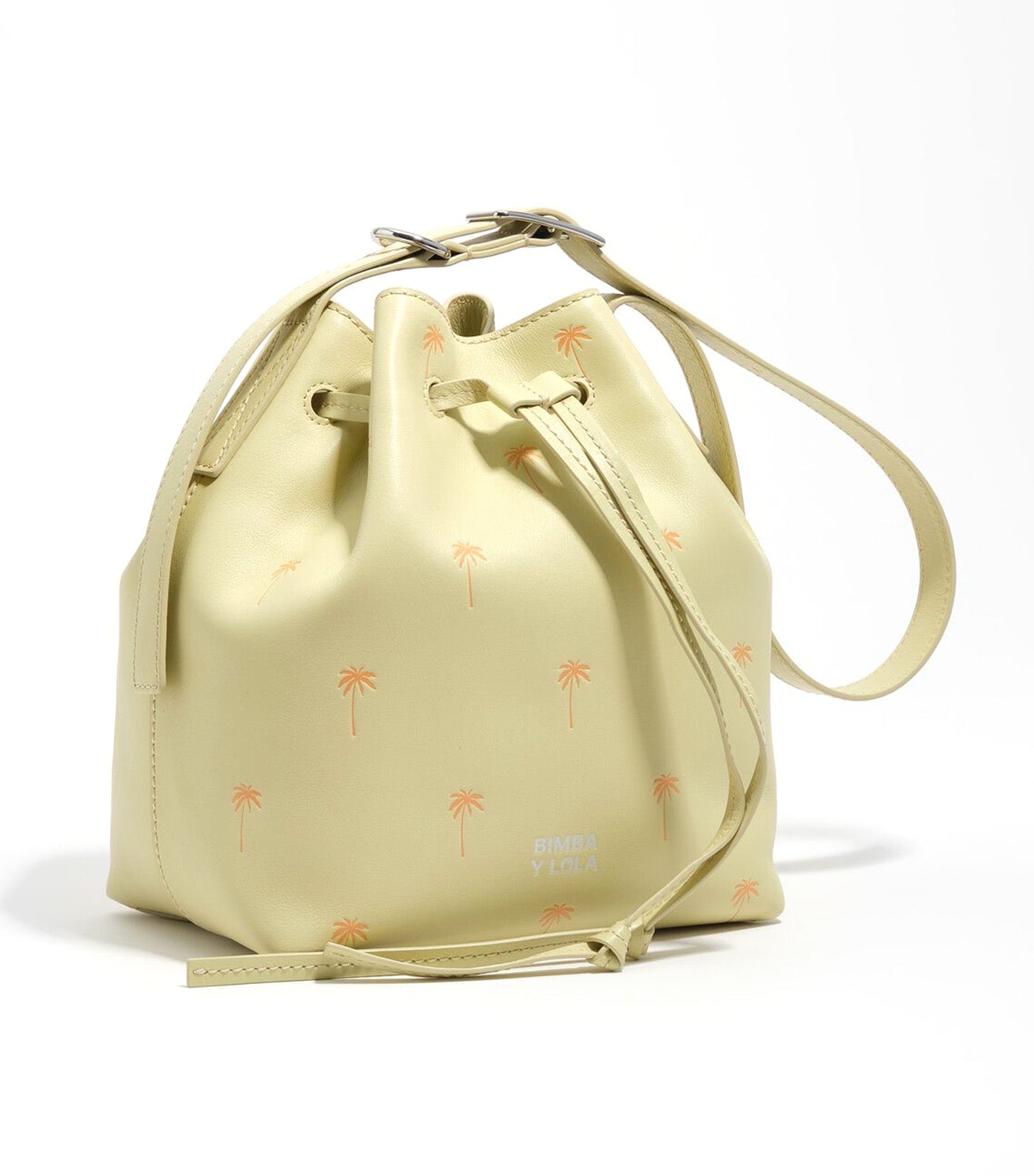 Palms Leather Carlino Bucket Bag