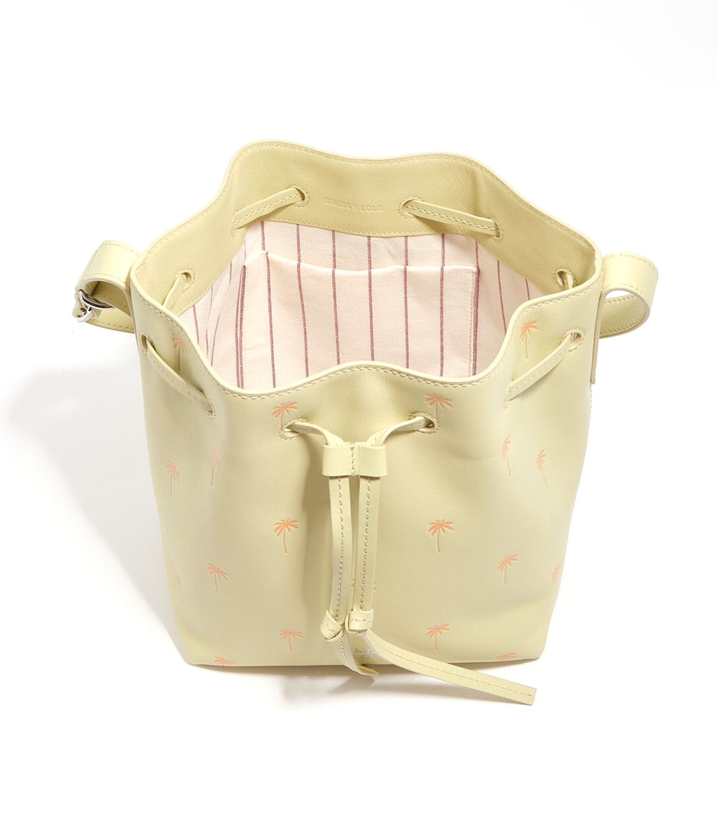 Palms Leather Carlino Bucket Bag