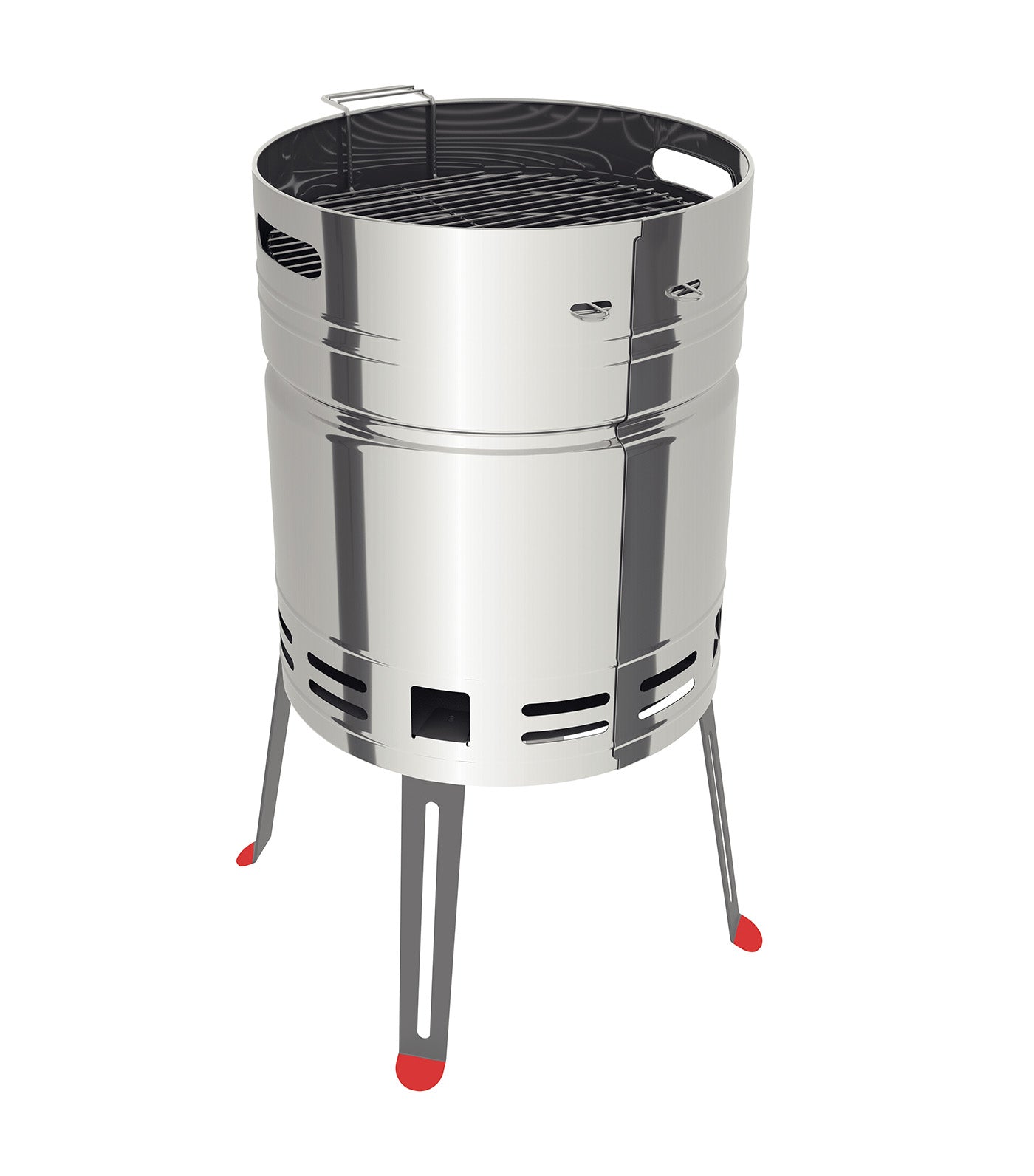 Charcoal BBQ Grill Stainless Steel Body