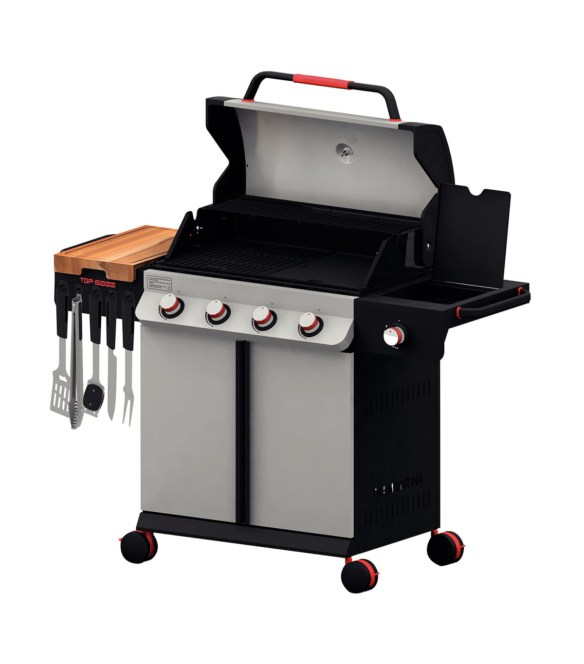 TGP 6000 Gas BBQ Grill Black