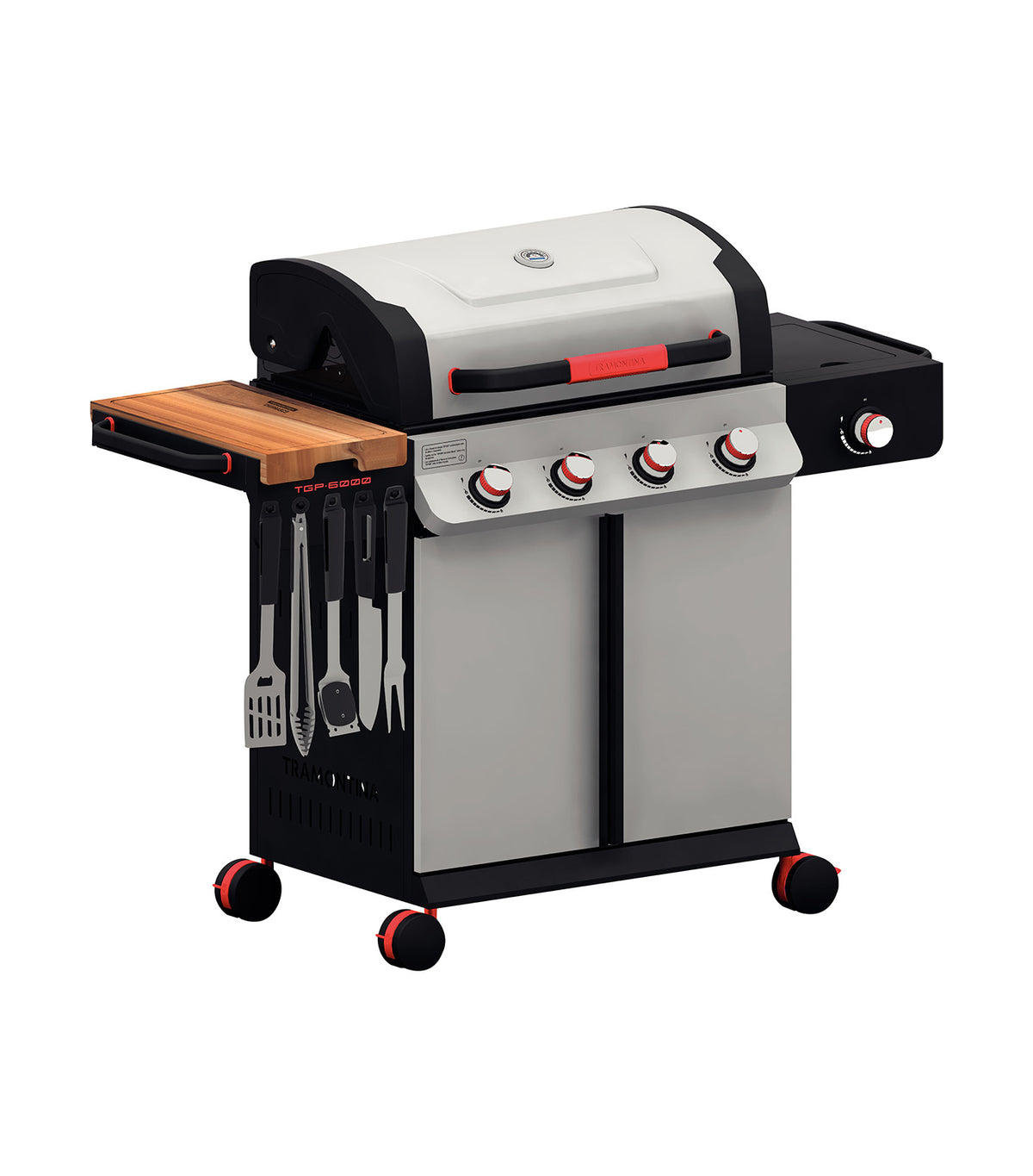 TGP 6000 Gas BBQ Grill Black
