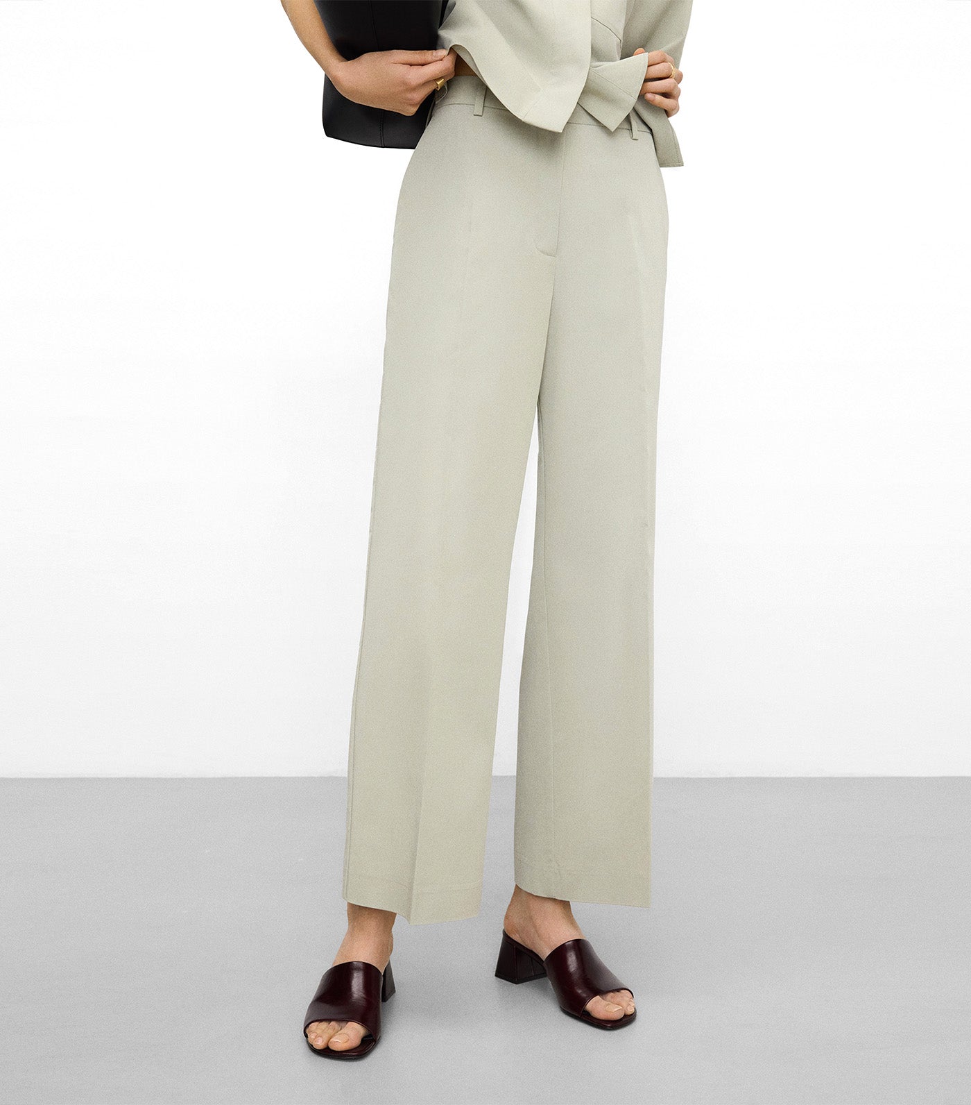 Ankle-Length Trousers Green