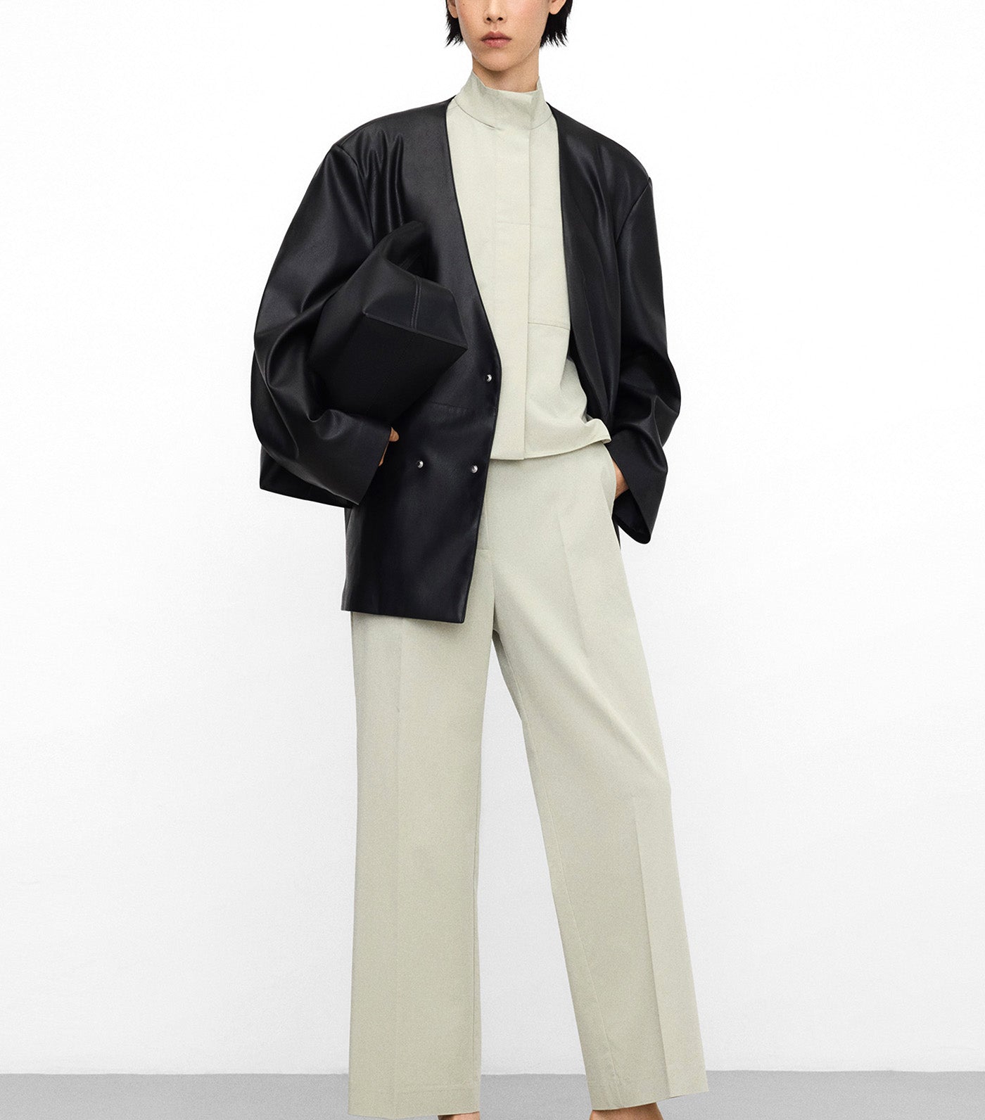 Ankle-Length Trousers Green