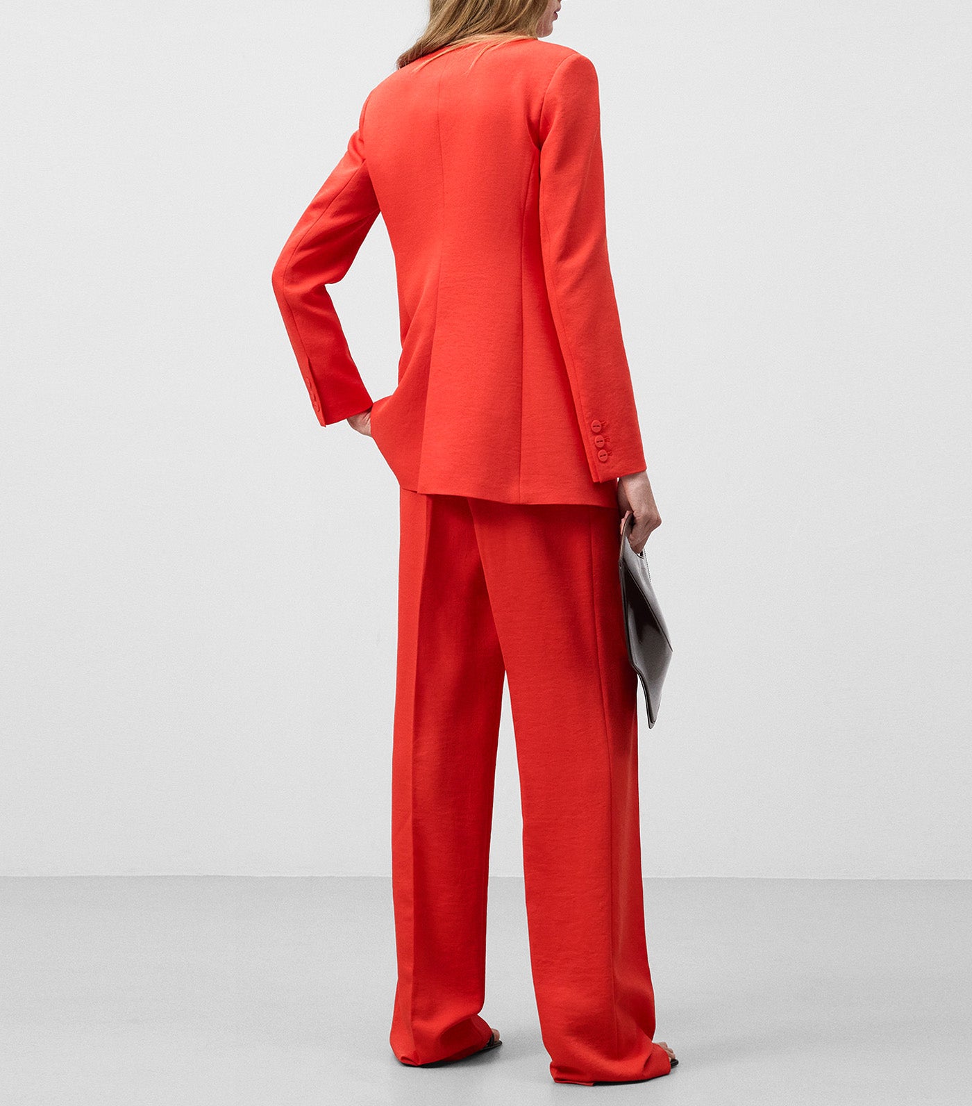 Straight Trousers Red