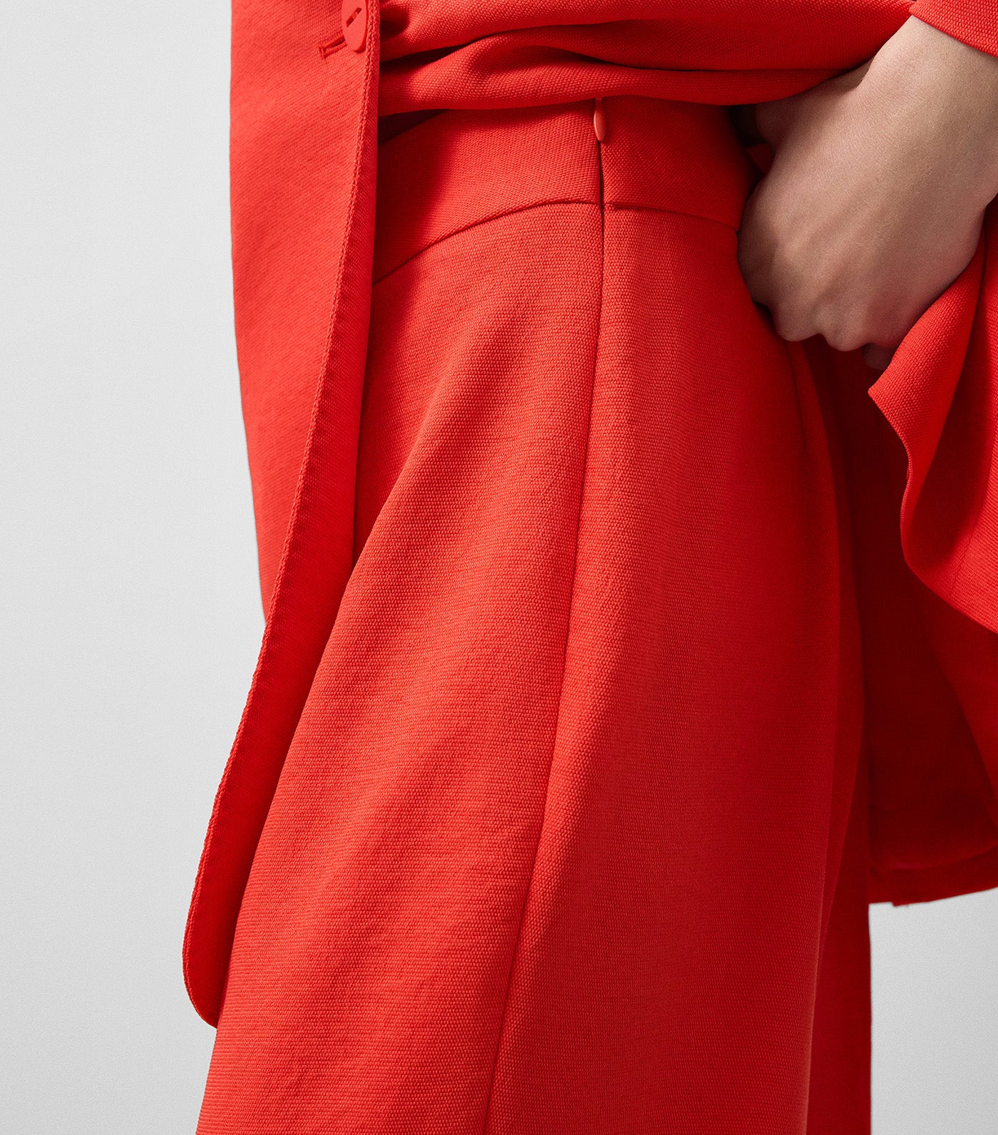 Straight Trousers Red