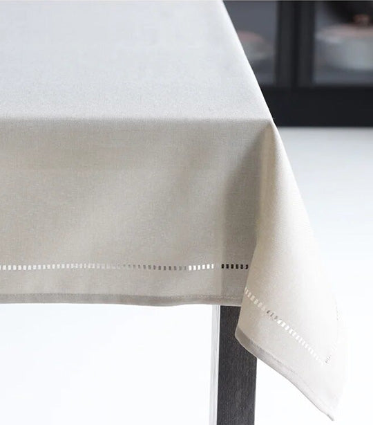 Harman Hemstitch Linen Look Tablecloth