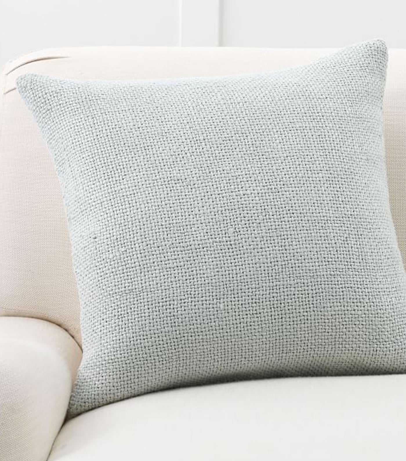 Faye Linen Textured Pillow Cover - 51x51 cm