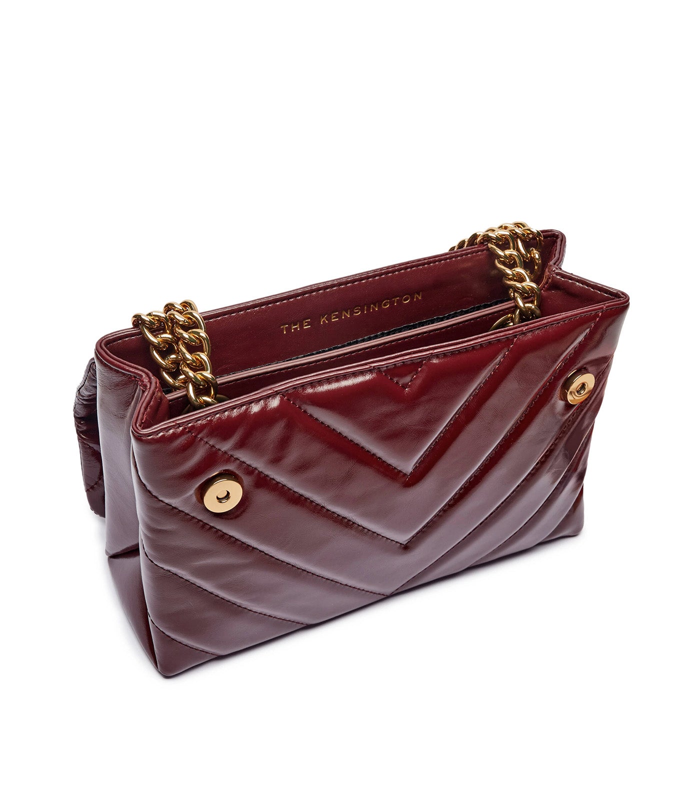 Leather Kensington Bag Wine