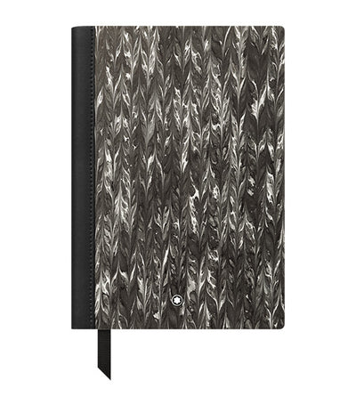 Notebook #146 Marble Effect Paper Black