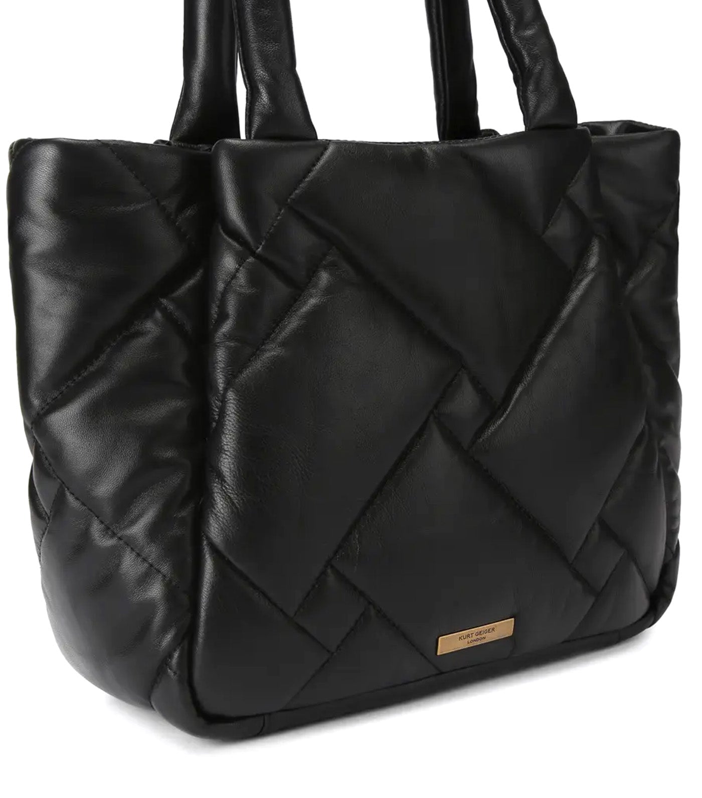 Kensington Puff Shopper Bag Medium Black