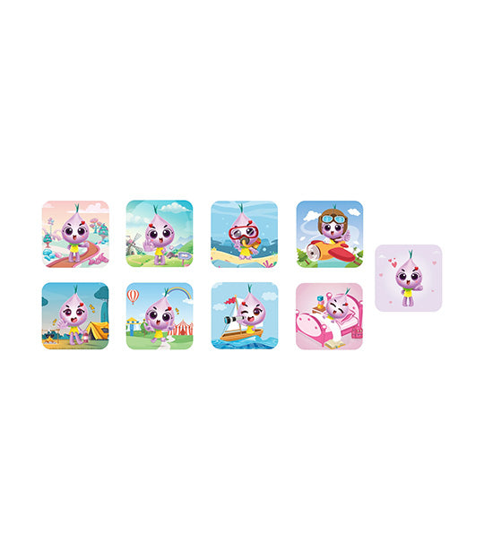Organic Onion Sticker Purple