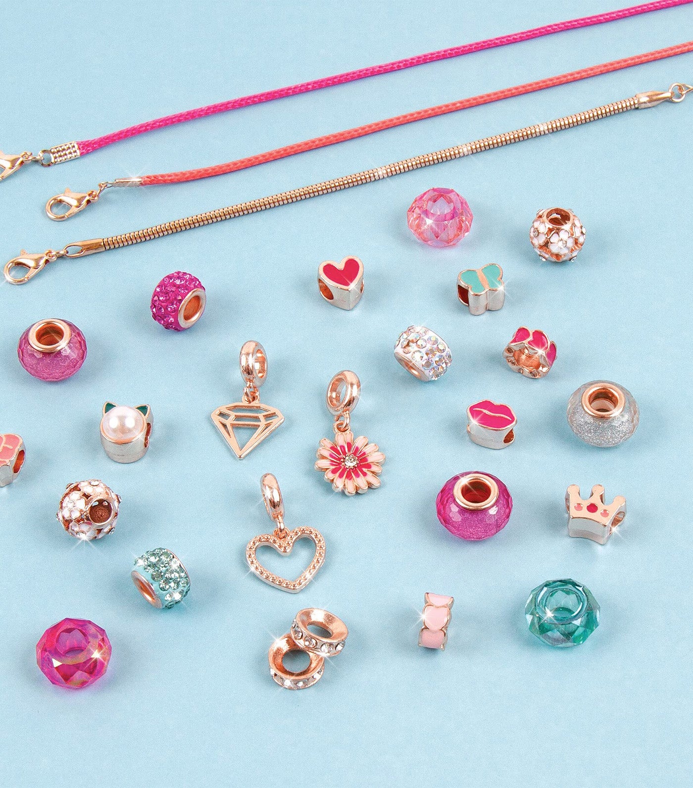 Halo Charms Bracelets: Think Pink