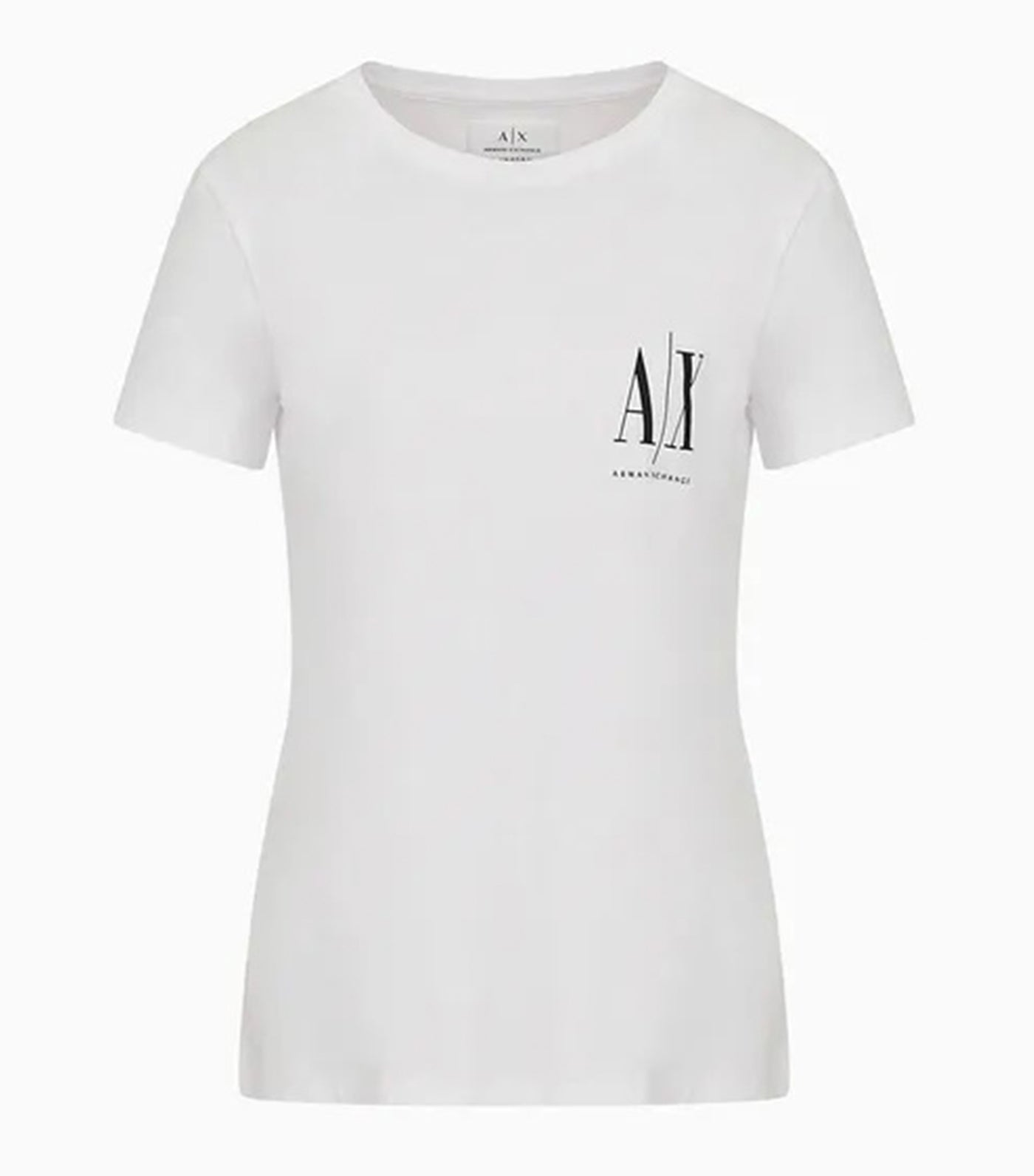Icon Logo Regular Fit T-Shirt White Black Print