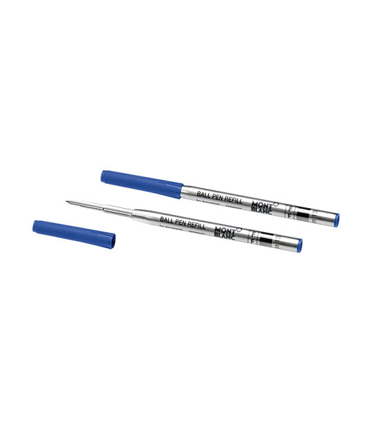 2 Ballpoint Pen Refills Fine Royal Blue