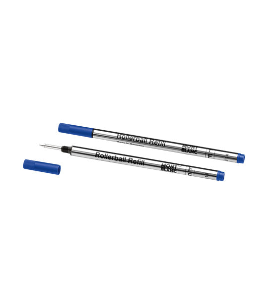 2 Rollerball Refills Fine Royal Blue