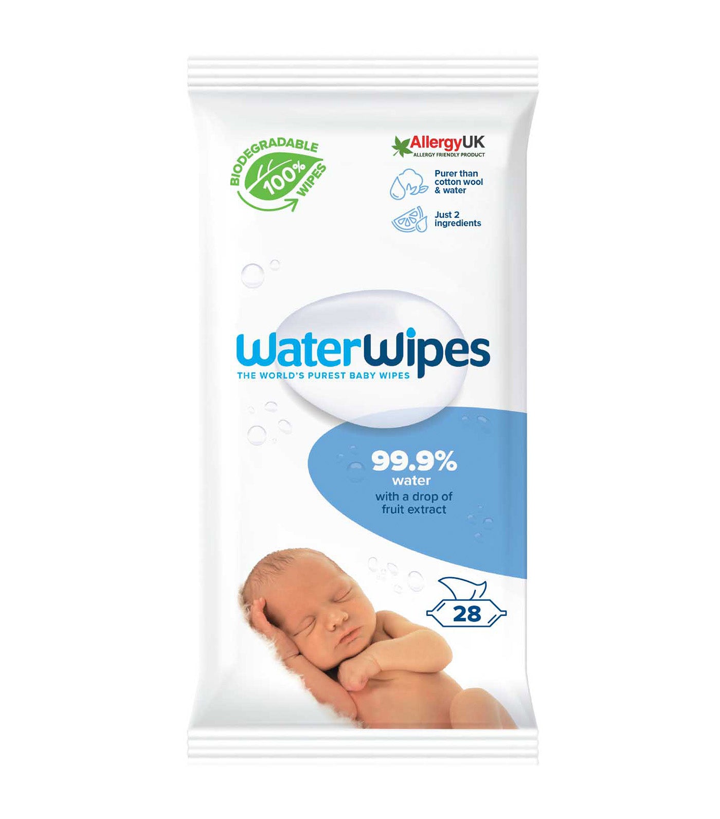 WaterWipes Biodegradable 28pk
