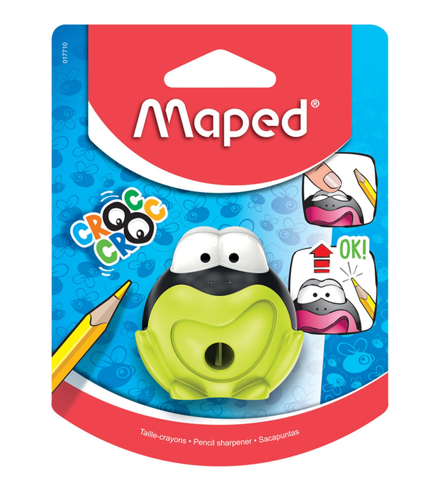 Croc Croc Eyes 1-Hole Pencil Sharpener