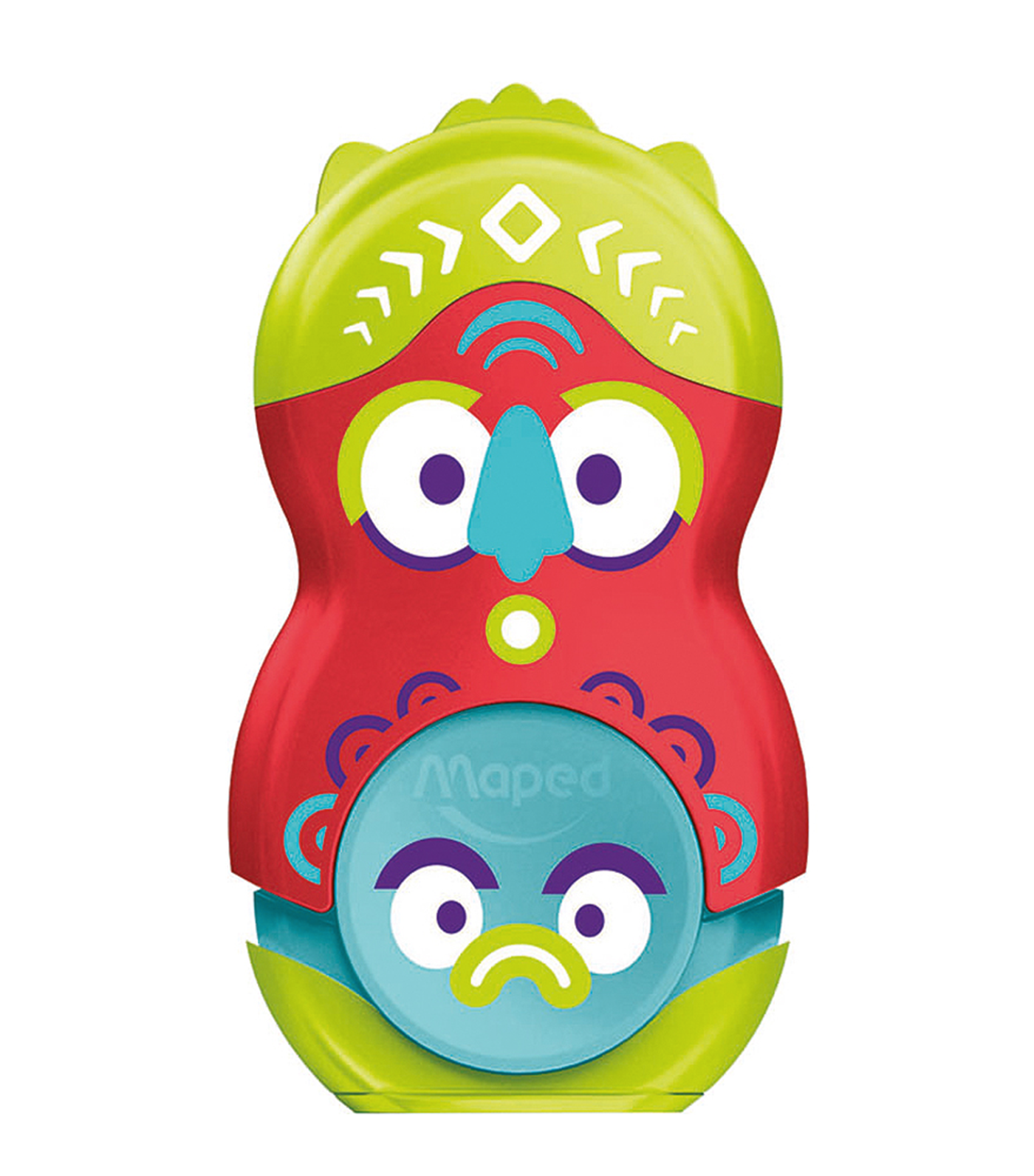 Loopy Duo Sharpener + Eraser Fancy