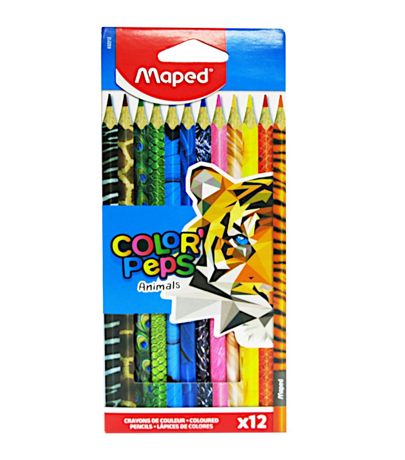Color'Peps Animal Colored Pencils x 12