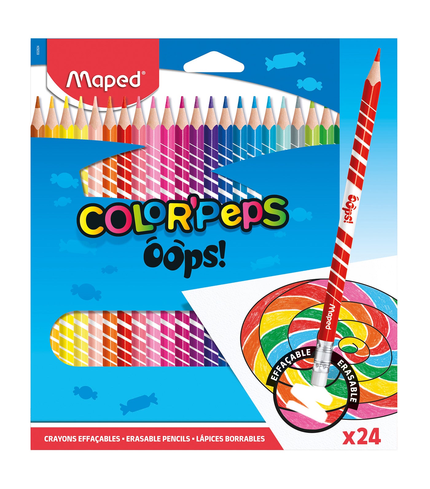 Color'Peps Oops Colored Pencils x 24