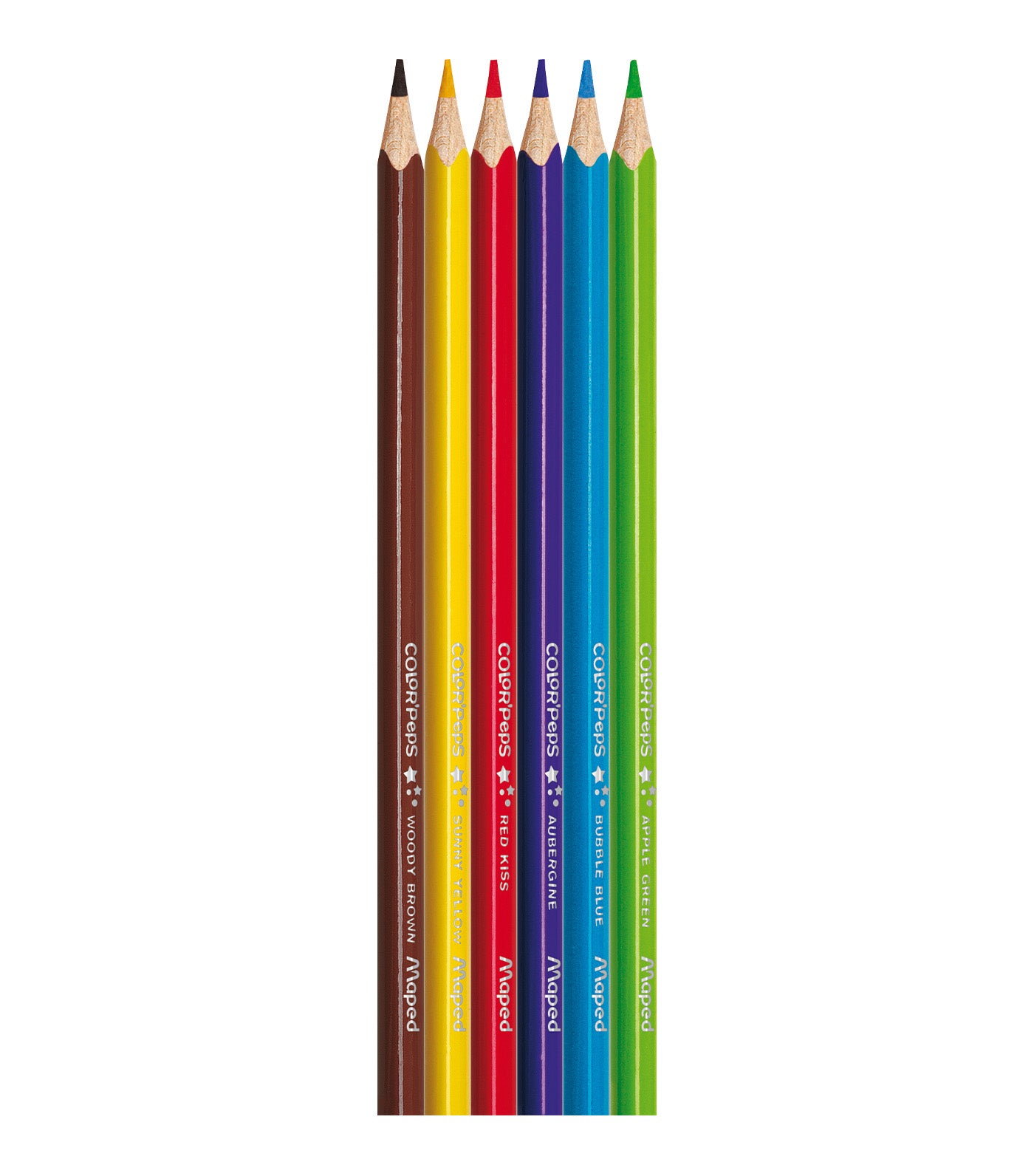 Color'Peps Star Colored Pencils x 6